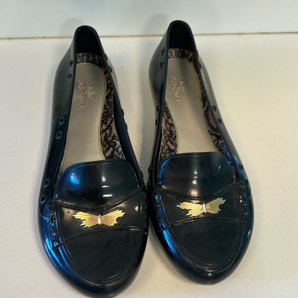 MELISSA X JASON WU  rubber moccasins. Size 8